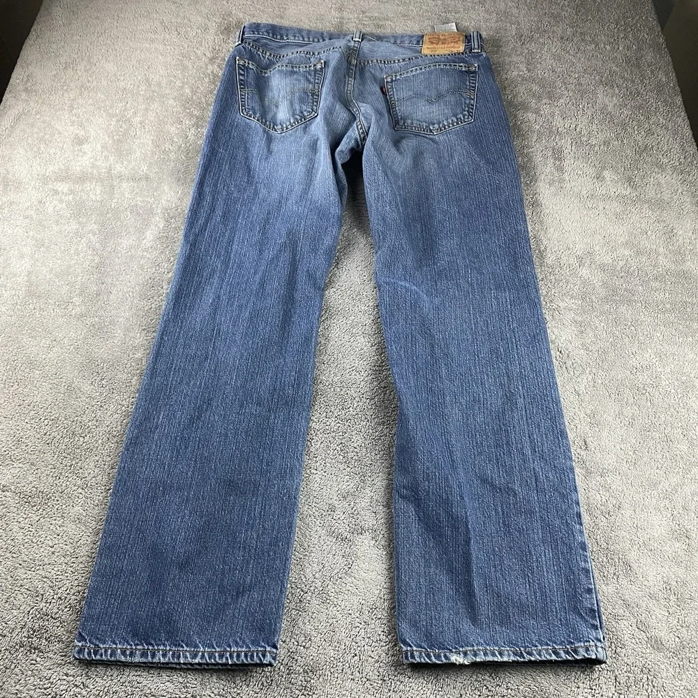Levis 559 Relaxed Straight Fit Jeans Mens 38x32 Blue Medium‎ Wash Mid Rise